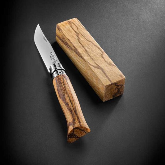 סכין אופינל Opinel N08 Snakewood ידית משומנת